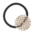 thumbnail image 3 of Fabricmotos pelo scrunchies pelo elástico  para mujer perlas de moda dorado Yuyangstore  Gomas para el pelo para mujer, 3 of 8