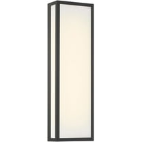 The Great Outdoors 77802 Marlborough 26" Tall Outdoor Wall Sconce - Sand Coal Black