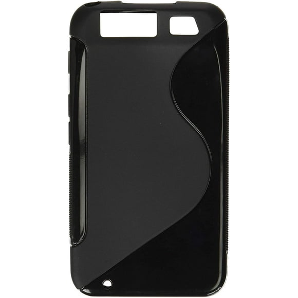 JUJEO S Shape TPU Gel Case Cover for Motorola Atrix HD MB886, Non-Retail Packaging, Purple