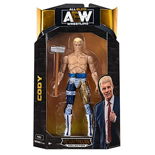 Figura de acción de lucha libre AEW Cody Rhodes Unrivaled Series 1B (variante) (AEW0135)