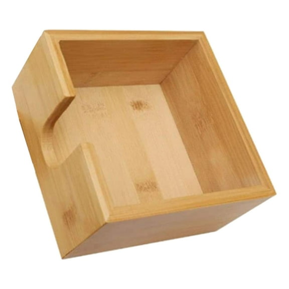Eease Wooden Napkin Holder: Tabletop Tissue Dispenser & Organizer