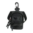 thumbnail image 3 of Mochila de moda portátil, bolsa de pecho, bolsa de almacenamiento informal con correa larga, colgante de monedero, organizador para acampar al aire Negro shamjiam Mini billetera, 3 of 9