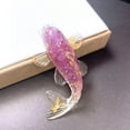 thumbnail image 1 of Creative Artificial Koi Fish Ornament Pretty Natural Crystal Desk Car Home Decor, 1 of 8