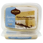 Achva Vanilla Kosher Sugar Free Sesame Halva (Pack of 2)