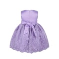 thumbnail image 2 of YiZYiF Infant Baby Girls Birthday Party Dress Floral Embroidered Flower Girl Baptism Dresses, 2 of 7