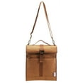 thumbnail image 2 of OMH Organize My Home Insulated Roll Down Lunch Bag With Shoulder Strap-Tan, 2 of 7