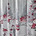 thumbnail image 4 of SKL Home by Saturday Knight Ltd. Whistler Snowman Fabric Shower Curtain, Multicolor, 4 of 5