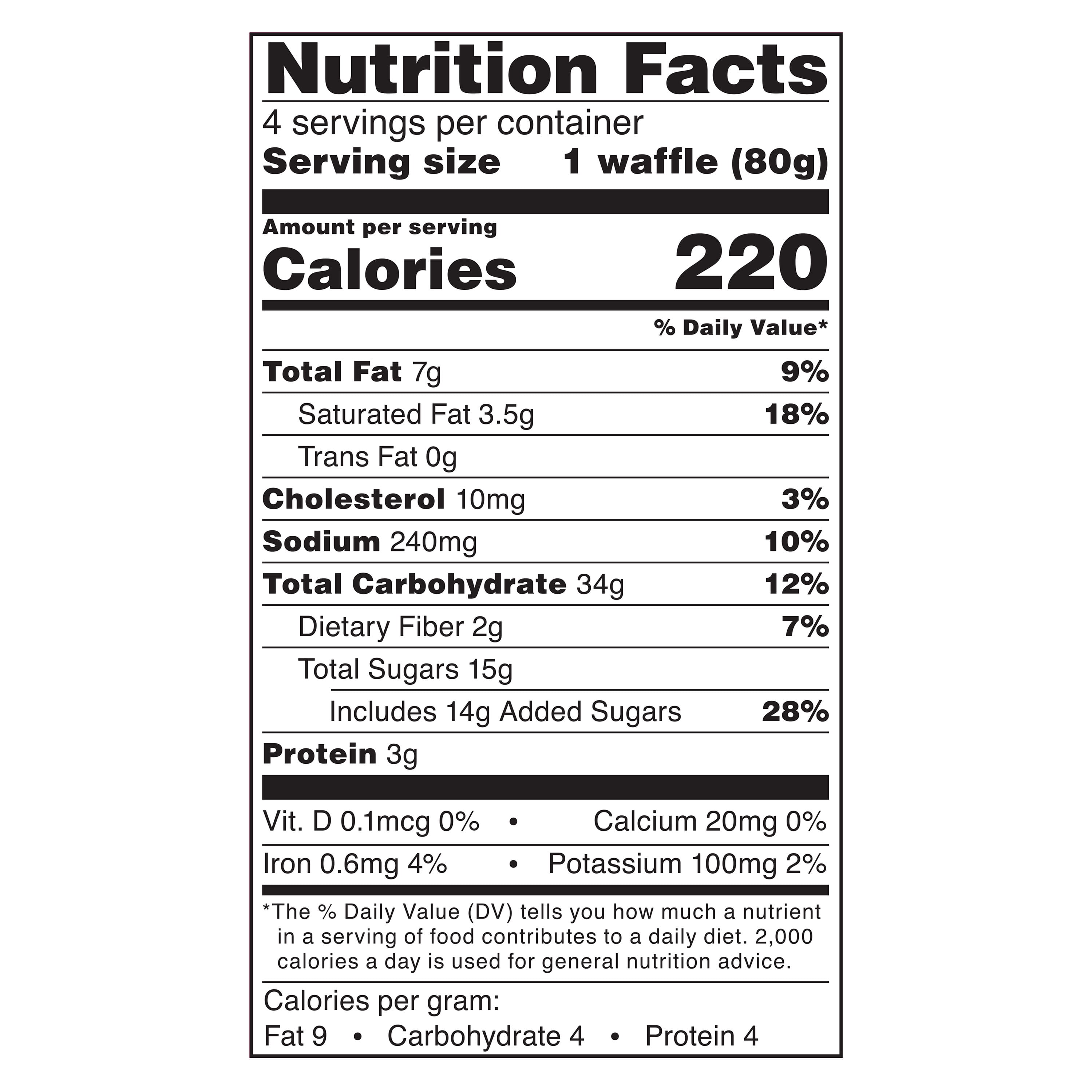 bettergoods Rich and Indulgent Mixed Berry Filled Waffles, 11.29 oz (Frozen)