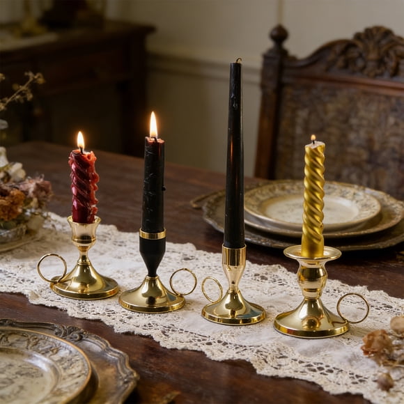 Sentmoon Candle Stick Candle Holder Candle Holder Small Handheld Candleholder Metal Candleholder Candleholder