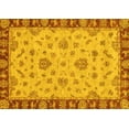 thumbnail image 1 of Ahgly Company Indoor Rectangle Abstract Yellow Modern Area Rugs, 8' x 10', 1 of 4