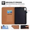 thumbnail image 3 of iPad mini 6 Case, Dteck Flip Case for iPad mini 8.3 inch 2021, Matte PU Leather Wallet Case with Auto Wake Sleep For iPad mini (6th Generation),Blue, 3 of 5