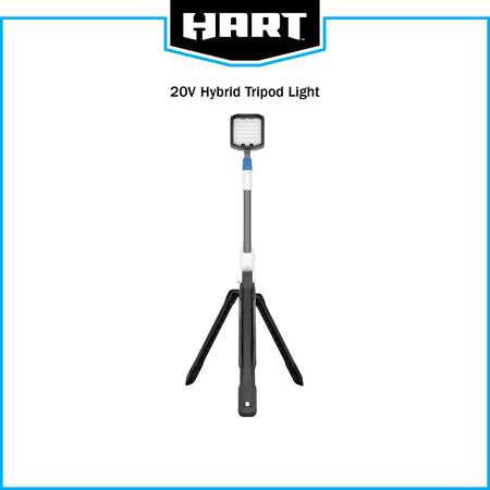 HART 20-Volt Hybrid LED Tripod Light, 2,700 Lumens (Battery Not Included)