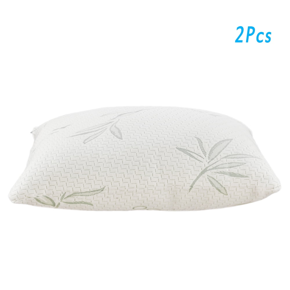 Lowestbest 2Pcs Gel Particle Crushed Cotton Pillow, Cotton Fabric Cover Bed Pillows, Queen Lowestbest 2Pcs Gel Particle Crushed Cotton Pillow, Cotton Fabric Cover Bed Pillows, Queen