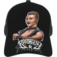 thumbnail image 3 of Rhea and Ripley Baseball Cap Mesh Trucker Hats Adjustable Hat Hip Hop Snapback Cap Unisex Dad Hat Black, 3 of 7