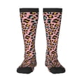 thumbnail image 1 of Easygdp Chaussettes de Sport à Imprimés Léopard Chaussettes de Compression pour Hommes et Femmes, 1 of 6