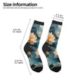 thumbnail image 2 of Naloa Mountain Lotus Serenity Kids Socks Unisex Kids and Toddlers' Crew Socks, ,1 Pairs, 2 of 5