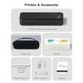 thumbnail image 2 of Portable Thermal Printer, Small Wireless Inkless Printer for Phone Laptop, Support 8.5" X 11" US Letter & A4 Thermal Paper, Bluetooth Mobile, 2 of 8