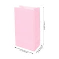 thumbnail image 2 of WASHWEPE Kraft Paper Goody Bags 20Pcs Pink for Parties and Gift Packaging, 2 of 8