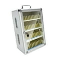 thumbnail image 1 of Gabinete de almacenamiento para teléfono, soporte de seguridad para teléfono celular, caja con cerradura de rejilla 48 ranuras, 1 of 9