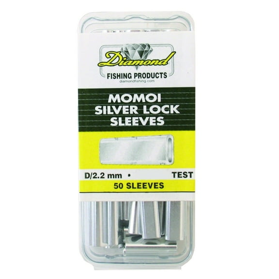 Momoi Diamond Silver Lock Sleeves, Size G, 50pk, 200lb Mono
