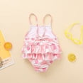 thumbnail image 3 of FRSASU Clearance Toddler Baby Kids Girls Floral Print One-Piece Swimsuit Bathing Beach Swimwear, 3 of 8
