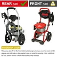 thumbnail image 4 of YAMATIC Vertical Pressure Washer Pump  3000 PSI @ 2.5 GPM OEM & Replacement Pump for Power Washer Compatible with 308653045, 308653093, 308653052, 308653078, GCV190 Rear Inlet/Outlet, 4 of 7