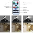 thumbnail image 4 of Dimmable LED Spotlights with Remote, Battery Operated Stick-On Mini Indoor Accent Lights for Art Display, 4 of 5