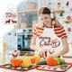 thumbnail image 1 of Delantal Navideño para Mujeres, Padres E Hijos | Babero de Cocina de Poliéster Multicolor | Tamaño Grande (75 X 65 Cm) | Ropa Protectora para Cocinar, Hornear, Barbacoa y Manualidades | Regalo para L, 1 of 6