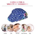 thumbnail image 6 of Kdxio Multiplication Table Print Shower Cap for Women,Elastic and Reusable,Double Waterproof Layers Bathing Hat, 6 of 6