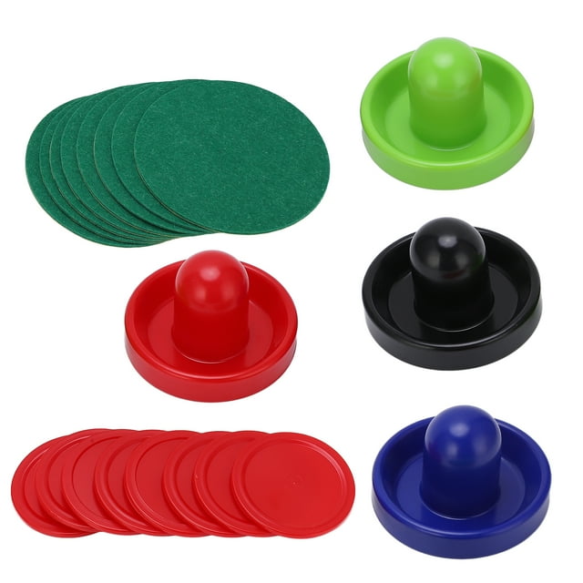 FAGINEY Multicolor Hockey Accessory Set Pushers Pucks Replacement Tables Game Pushers Pucks Kit,Table Hockey Pushers Pucks Set,Tables Game Pushers Pucks Kit