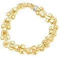 thumbnail image 4 of Pompeii Men's U-Shape Link 14k Gold (113gram) or Platinum (181gram) 13mm Bracelet 9" (,), 4 of 4