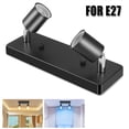 thumbnail image 1 of Moda Moderna 2 Luces Art Loft Soporte De Lámpara De Techo Pared Cocina E27 Accesorio De Iluminación Para Sala De Estar Bar Baño Scienceny HA025616-02, 1 of 5