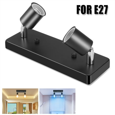 

Modern Fashion 2 Lights Art Loft Wall Holder Ceiling E27 Lamp Kitchen Fixture Lighting Modern For Living Room Bar Bathroom