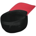 thumbnail image 6 of Augusta OS Rally Cotton Twill Cap Black/Scarlet 6251, 6 of 6