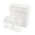 thumbnail image 1 of Unique Bargains Plastic Covered 24 Slots Staining Jar Rack White for Microscope Slides, 1 of 1