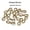 Antique bronze, variant on MATROOY 30Pcs 8*23mm Charms Infinity Link Symbol Connectors For Pendants DIY Jewelry-KC Gold
