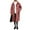 Pink, variant on LEBONYARD Woman's Trendy Lapel Collar Thicken Wool Long Sleeve Solid Color Long Length Loose Warm Fitting Button Large Pocket Outerwear Jacket Coat