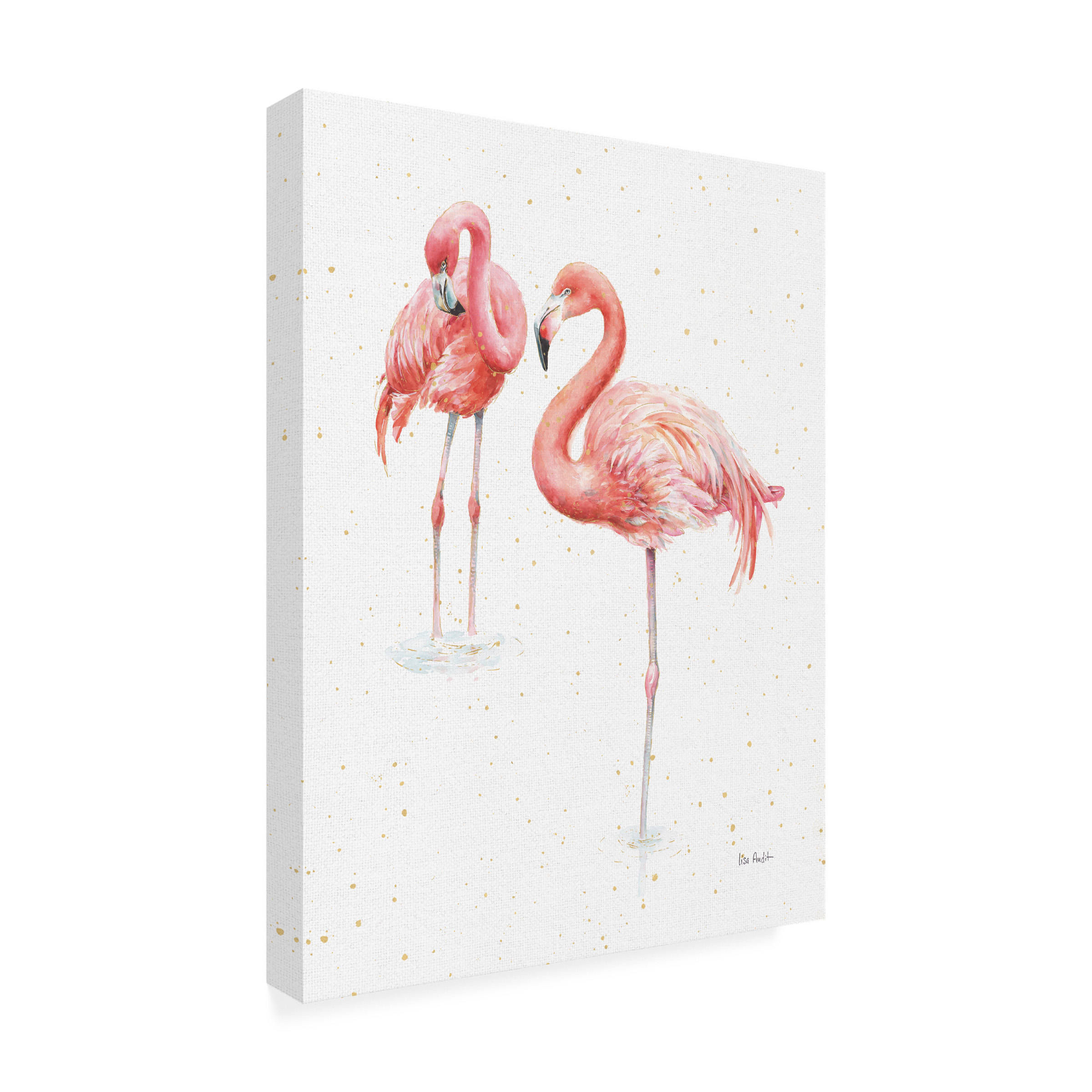 Trademark Fine Art 'Gracefully Pink X' Canvas Art by Lisa Audit