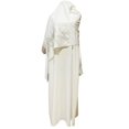 thumbnail image 5 of Women Muslim Dress Ramadan Clothes For Women Muslim Robe Malay Indonesia With Hijab Dress 0 White S, 5 of 8