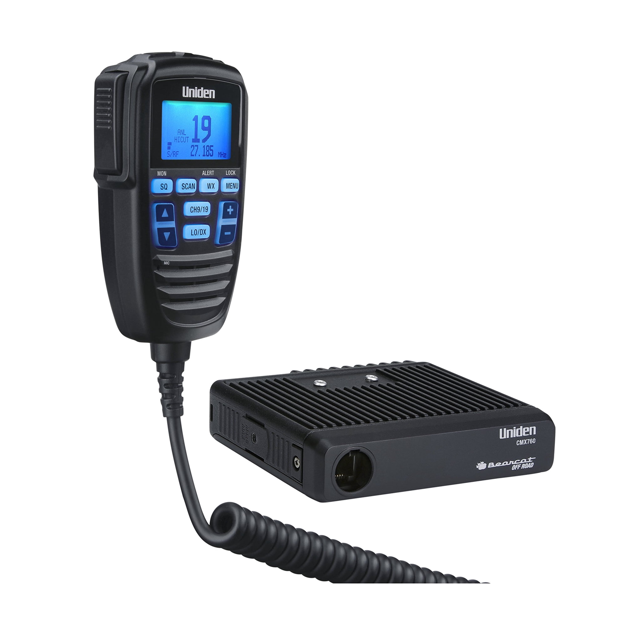 Uniden 40-Channel Off-Road Compact CB Radio, Black, CMX760