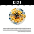 thumbnail image 2 of 14 Inch Wall Clock Battery Operated Silent Clock Decorative for Office, Kitchen, Outdoor, Living Room，Bee Honey Field White Daisy Flowers Painting, 2 of 4