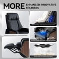 thumbnail image 4 of EMIAH MT032 Ergonomic Office Chair, Genuine Leather Electric Executive Reclining Office Chair with Footrest, Big and Tall Office Chair 400LBS, Comfy Desk Chair with Heavy Duty, Black, 4 of 27