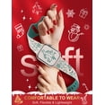 thumbnail image 3 of TOYOUTHS Christmas Engraved Silicone Band Compatible with Apple Watch Band for Women38/40/41/42/44/45/46/49mm, Holiday Soft Silicone Sport Strap for iWatch Ultra SE Series 10 9 8 7 6 5 4 3, 3 of 6