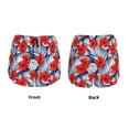 thumbnail image 5 of Fotbe Leaves And Flowers Womens High Waist Running Shorts Athletic Workout Quick Dry Shorts for Women with Pockets Gym Yoga Summer Shorts-, 5 of 9