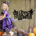thumbnail image 3 of Halloween Cara Fantasma Calabaza Puerta Colgantes Sombrero De Bruja Truco O Trato Signo Colgante Feliz 2023 Día De Decoración Para El Hogar, 3 of 4