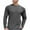 ZZ-Gray, variant on ohmzyzo Men's Long Sleeve Shirts Crewneck Waffle Pullover Tops Casual Lightweight Undershirts Fall Solid Color T Shirt 3XL