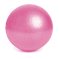 thumbnail image 1 of Pelota de ejercicio pequeña: mini pelota de pilates para yoga, barra, fisioterapia, estiramiento y entrenamiento de estabilidad central, rosa, 1 of 5