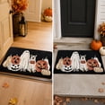 thumbnail image 5 of PoyoKee Halloween Front Door Mat, Ghost Jack O Lantern Welcome Mat, Stainproof Bathroom Rugs Kitchen Rug for Entryway Halloween Decorations, 16" x 24", 5 of 7