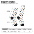 thumbnail image 2 of Fuzoiu Panda And Rainbow Print Athletic Crew Socks for Men & Women,Casual Crew Socks,Above Ankle Crew Socks for Business, Casual, 2 of 6