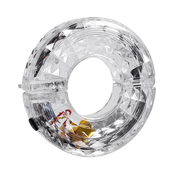 GOOHOCHY Stylish Decorative Bike Wheel Light with Bright Colors for Night Safety and Plastic White